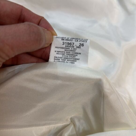 Jessica McClintock Gunne Sax Strapless Embroidered Gold Lace Satin Maxi Dress 1 - Picture 8 of 12